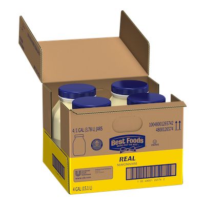 Best Foods® Real Mayonnaise 4 x 1 gal - Best Foods Real Mayonnaise for Food Service Gallon is a perfect balance of acidic and sweet flavor.